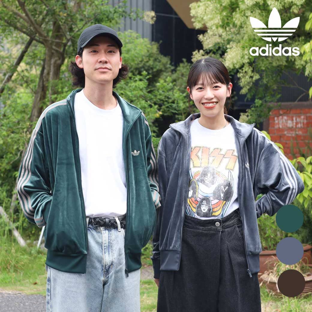 ＜adidas Originals＞ベロア トラックジャケット adidas｜【公式】アディダス adidas ベロア トラックジャケット