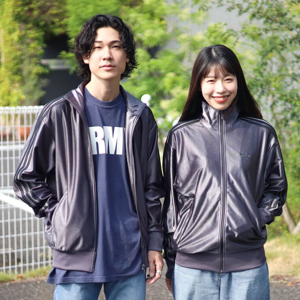 adidas アディダス ファイヤーバード メタリックトラックトップ