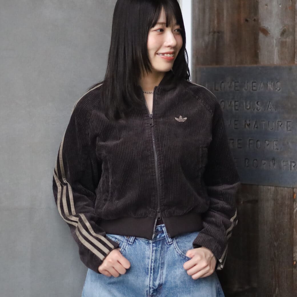 adidas アディダス コーデュロイ スーパースタートラックトップ