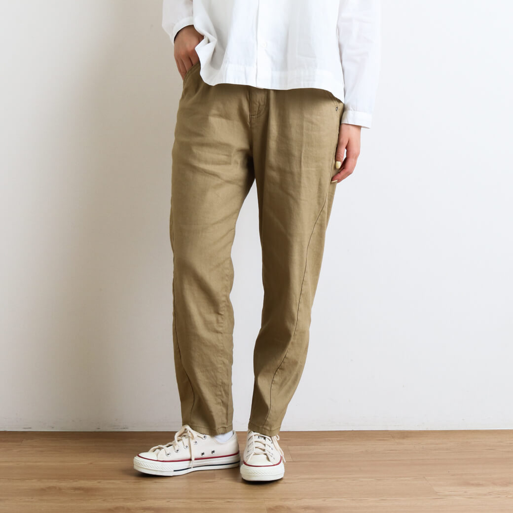 トゥアン❗️ GU公式 | デニムツータックバギースラックス(丈標準71.0～75.0cm)