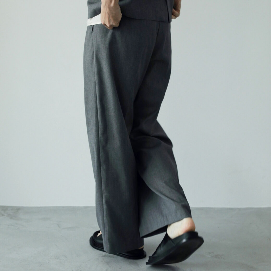 ANUKE (アンヌーク）Tuck Twill Pants 楽天市場】【即納】ànuke アンヌーク anuke2024aw 2024fall
