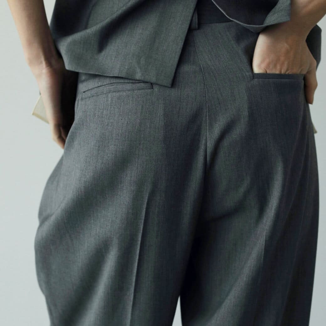 ANUKE (アンヌーク）Tuck Twill Pants 楽天市場】【即納】ànuke アンヌーク anuke2024aw 2024fall