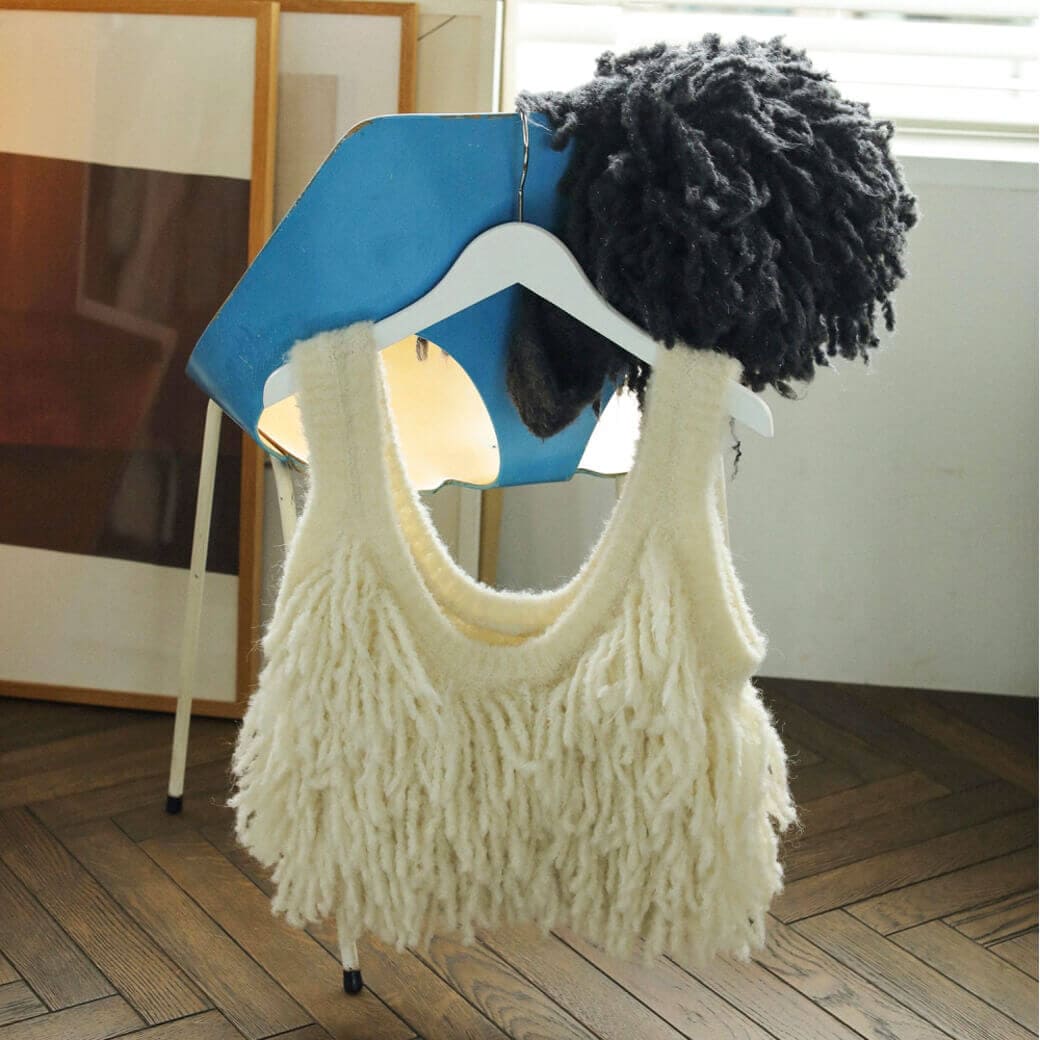 anuke アンヌーク Fringe Knit Bustier｜BORN FREE ONLINE SHOP