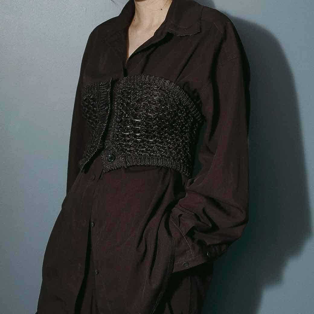anuke ビスチェ ànuke online store（アンヌーク） / 2way Knit Bustier2way