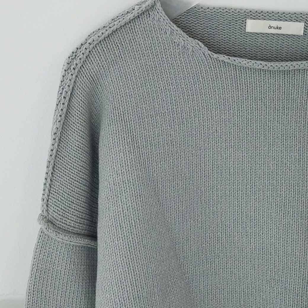 anuke アンヌーク ミックス ショート ニット｜BORN FREE ONLINE SHOP