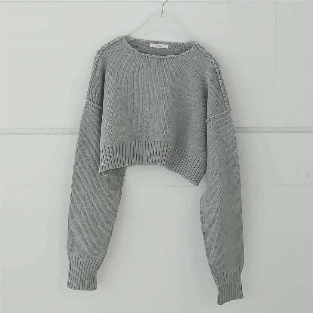 Brashed Knit Pullover anuke アンヌーク anuke（アンヌーク） ニット セーター Brashed Knit Pullover