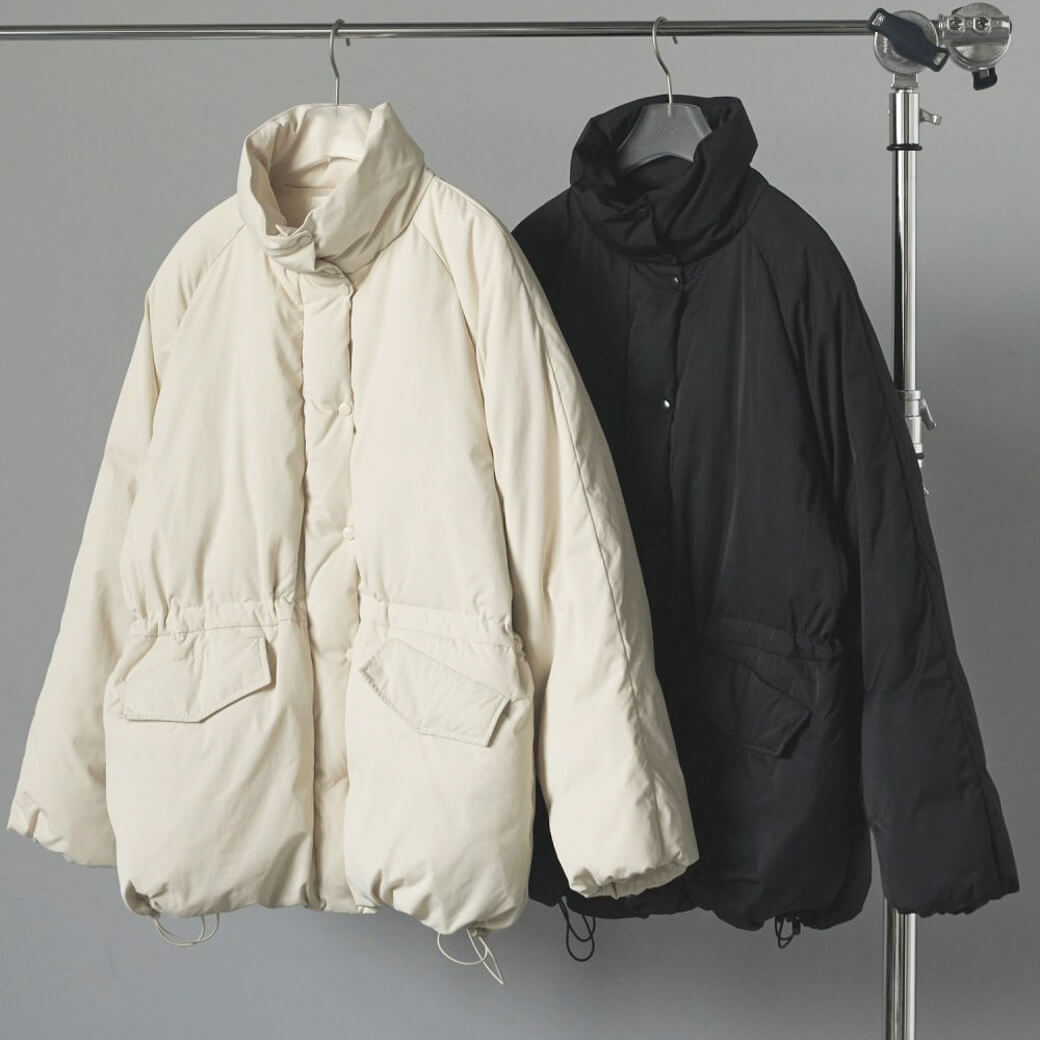 anuke アンヌーク スタンドカラー ダウン コート