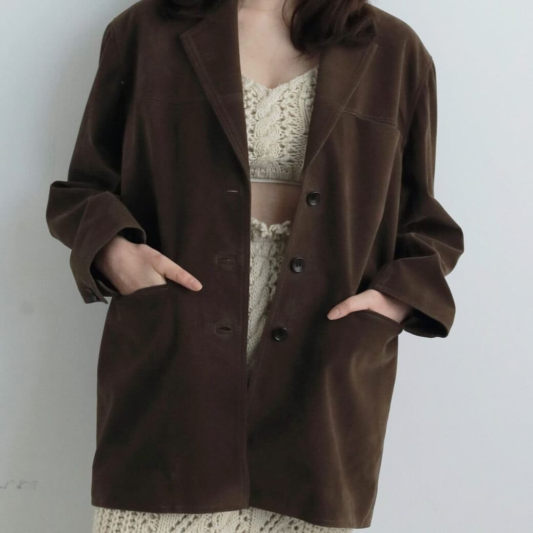 anuke アンヌーク エコ スエード ジャケット｜BORN FREE ONLINE SHOP