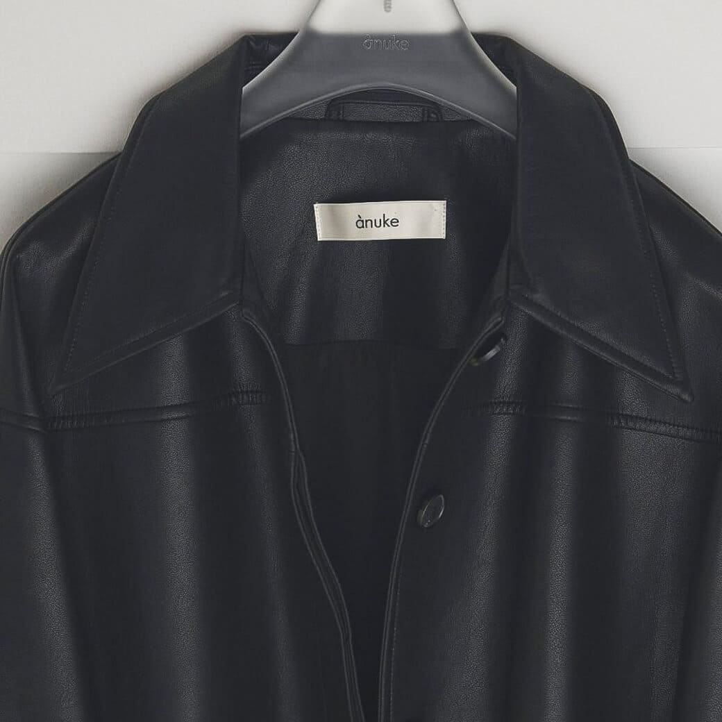 anuke アンヌーク エコレザー オーバー ジャケット｜BORN FREE ONLINE SHOP