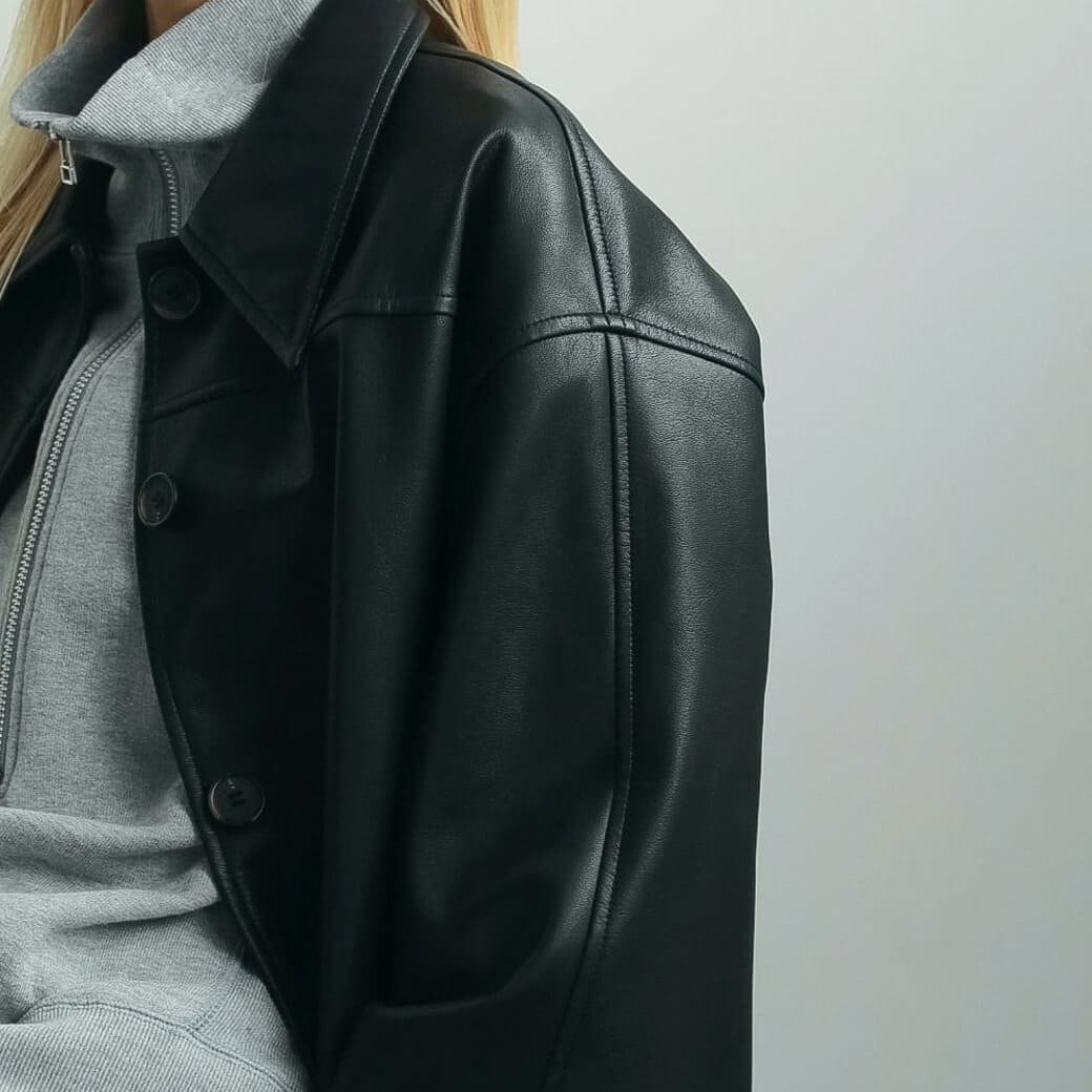 anuke アンヌーク エコレザー オーバー ジャケット｜BORN FREE ONLINE SHOP