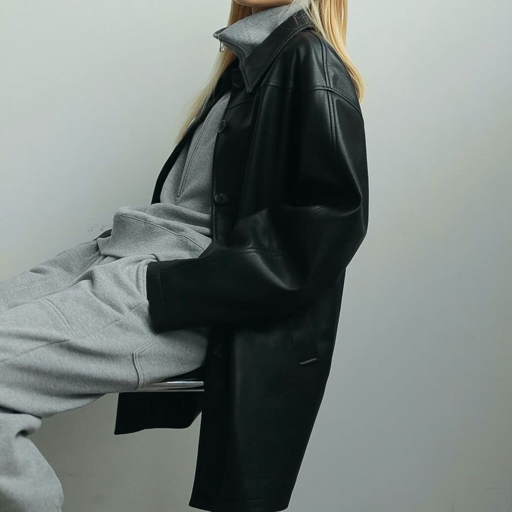 anuke アンヌーク エコレザーオーバージャケット 38 クリーム anuke アンヌーク エコレザーオーバージャケット 38 クリーム ànuke