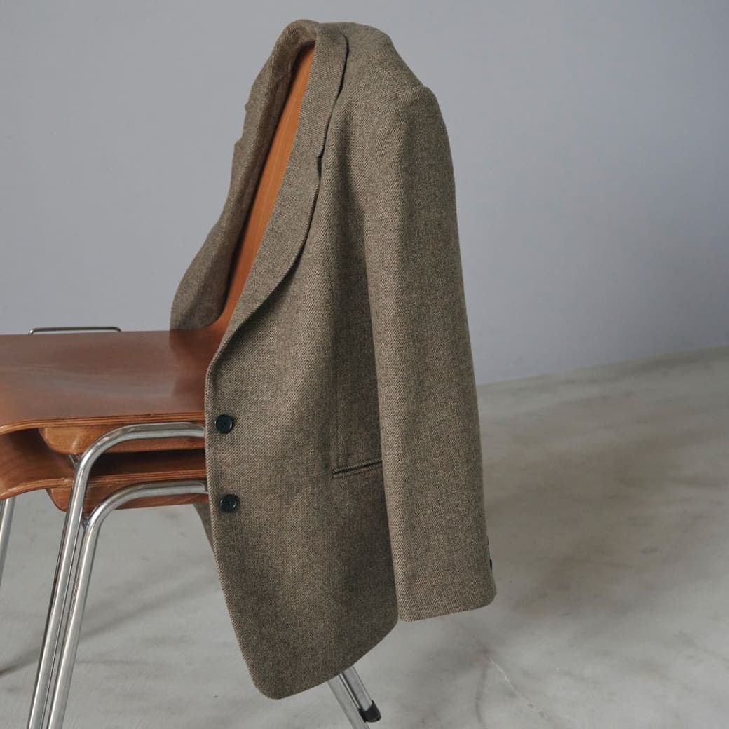 anuke アンヌーク ヘリンボーン ウール ジャケット｜BORN FREE ONLINE SHOP