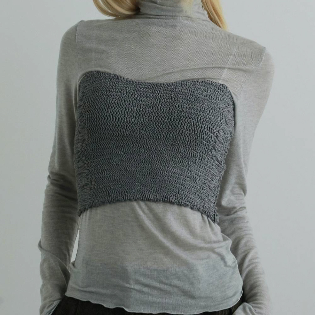 anuke アンヌーク カシミアシルクタートルトップス｜BORN FREE ONLINE SHOP