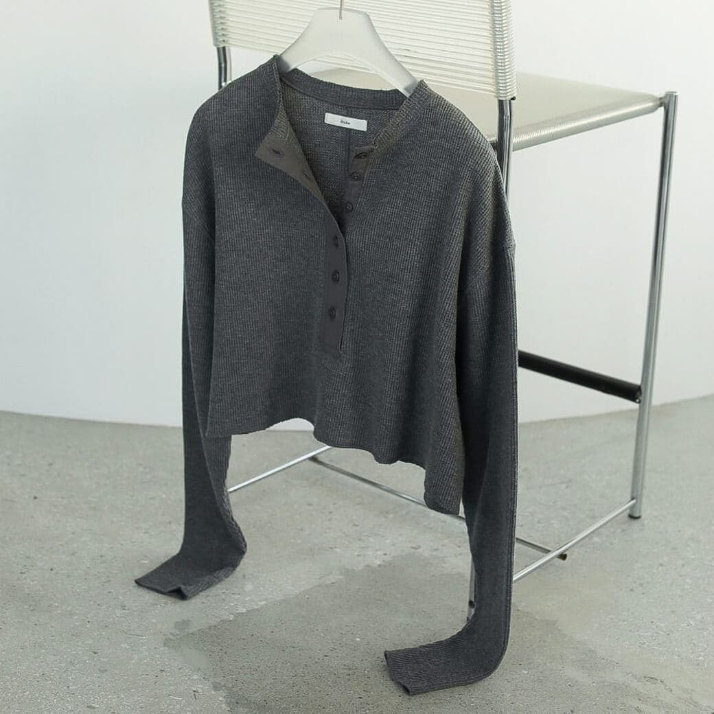 anuke アンヌーク ワッフル ヘンリー トップス｜BORN FREE ONLINE SHOP