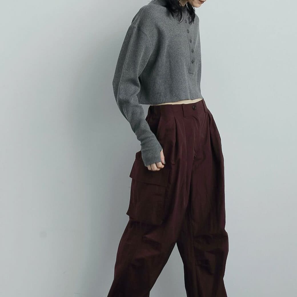 anuke アンヌーク ワッフル ヘンリー トップス｜BORN FREE ONLINE SHOP