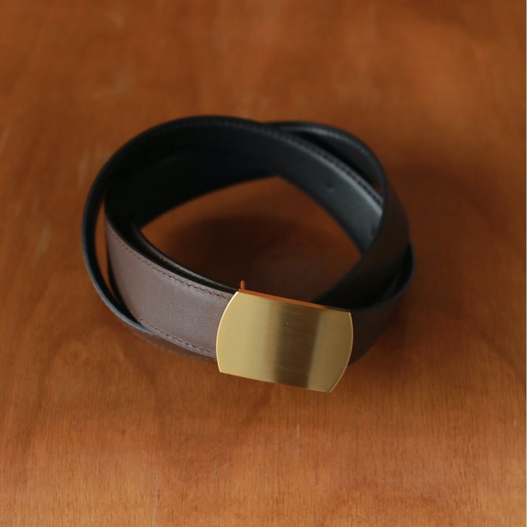 anuke アンヌーク リバーシブル プレート ベルト｜BORN FREE