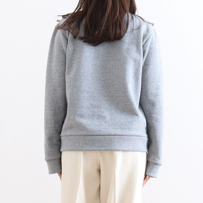 A.P.C. グレー ジップアップスウェット U A.P.C. グレー ジップアップ