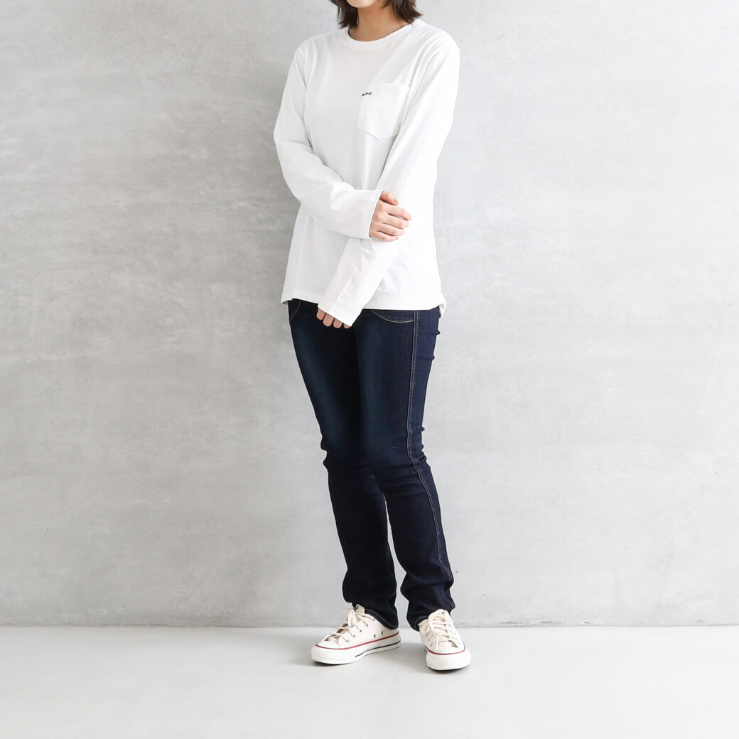 【日本限定】A.P.C. T-SHIRTS POCKET EMB JPS ロゴＴシャツ T-SHIRT POCKET EMB JPS（Tシャツ/カットソー）｜A.P.C.
