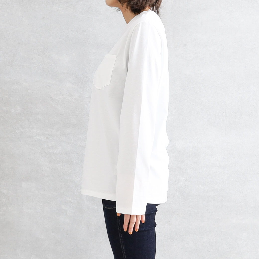 A.P.C. アーペーセー L/T T-SHIRT POCKET emb JPS｜BORN FREE