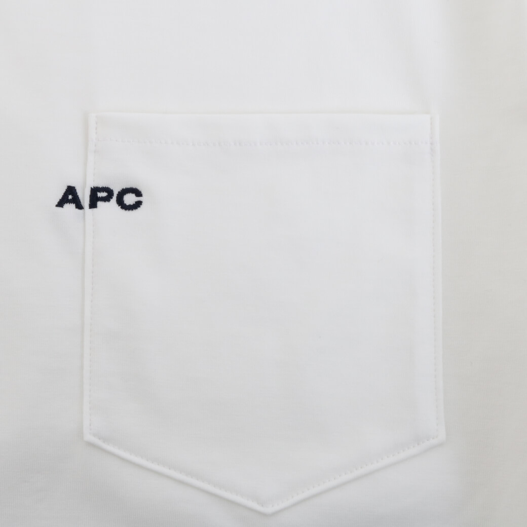 【日本限定】A.P.C. T-SHIRTS POCKET EMB JPS ロゴＴシャツ T-SHIRT POCKET EMB JPS（Tシャツ/カットソー）｜A.P.C.