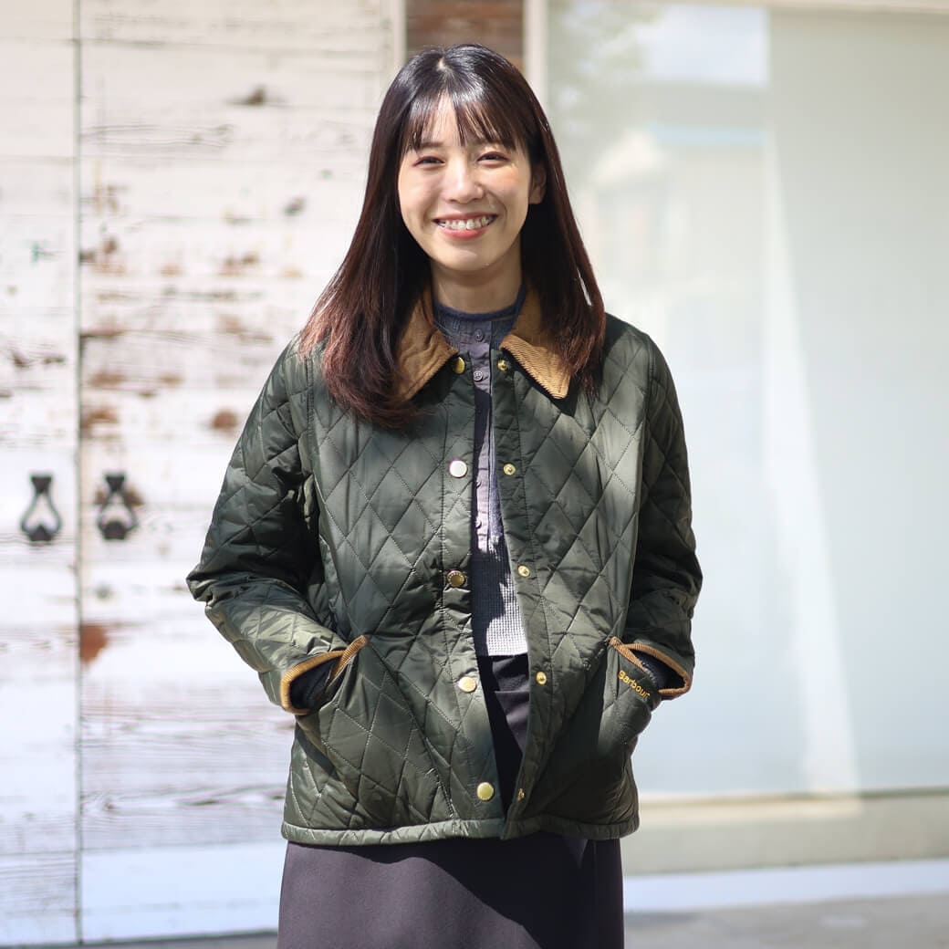 Barbour バブアー クロップド リデスデイル  キルト ジャケット