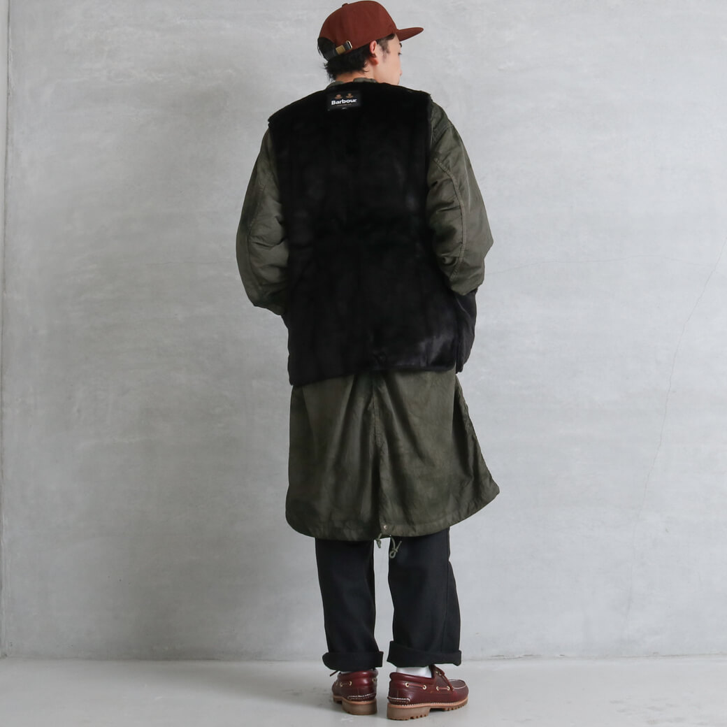 Barbour バブアー フロントジップファーライナーベスト(スリム