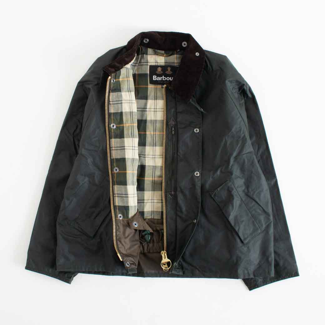 バブアー トランスポート ワックス セージ 36 Barbour BARBOUR（バブアー） オーバーサイズ トランスポート ワックス