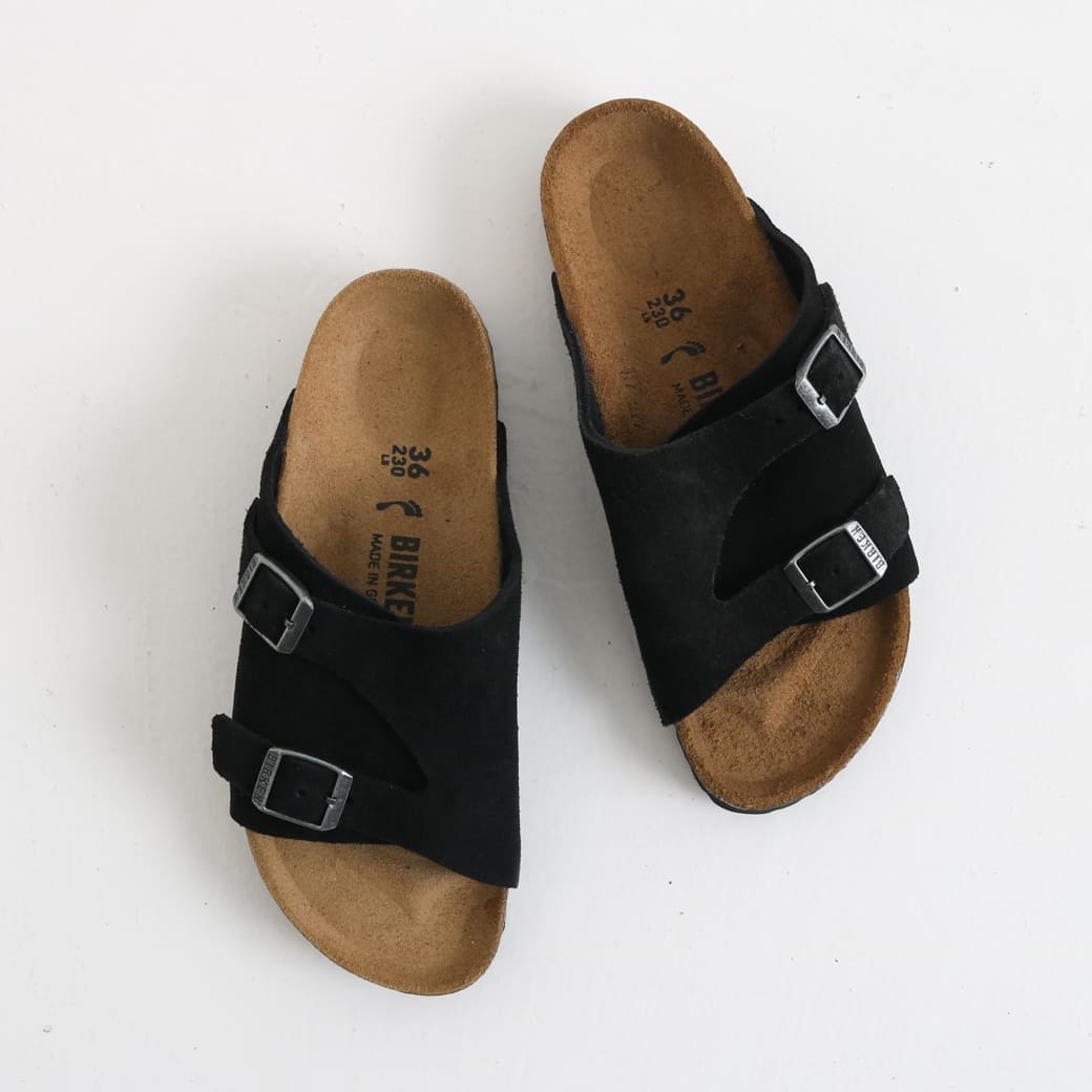 BIRKENSTOCK ビルケンシュトック チューリッヒ スエードレザー ブラック