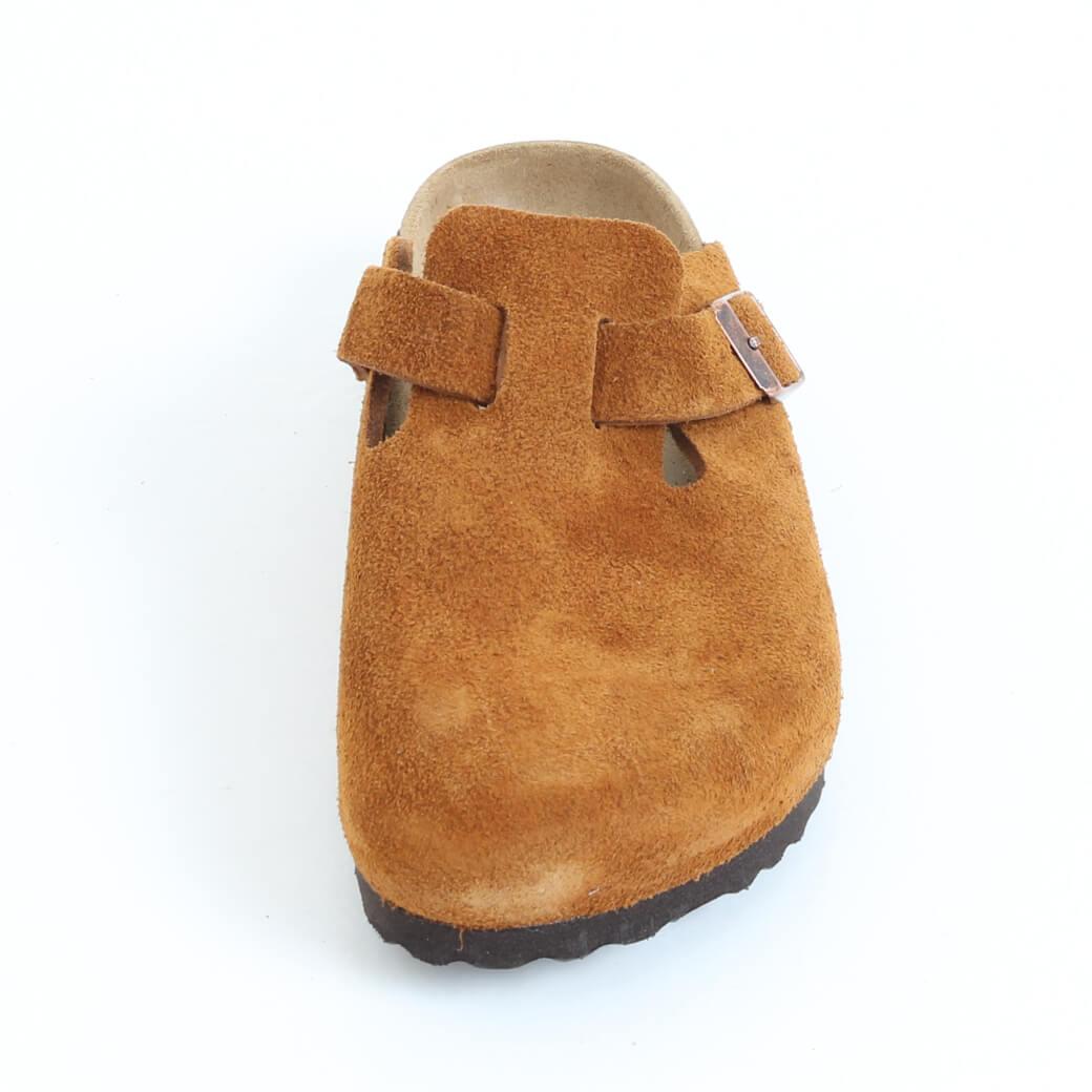 【美品】ビルケンシュトック　ボストン　スエード　43 BIRKENSTOCK ビルケンシュトック ボストン スエードレザー