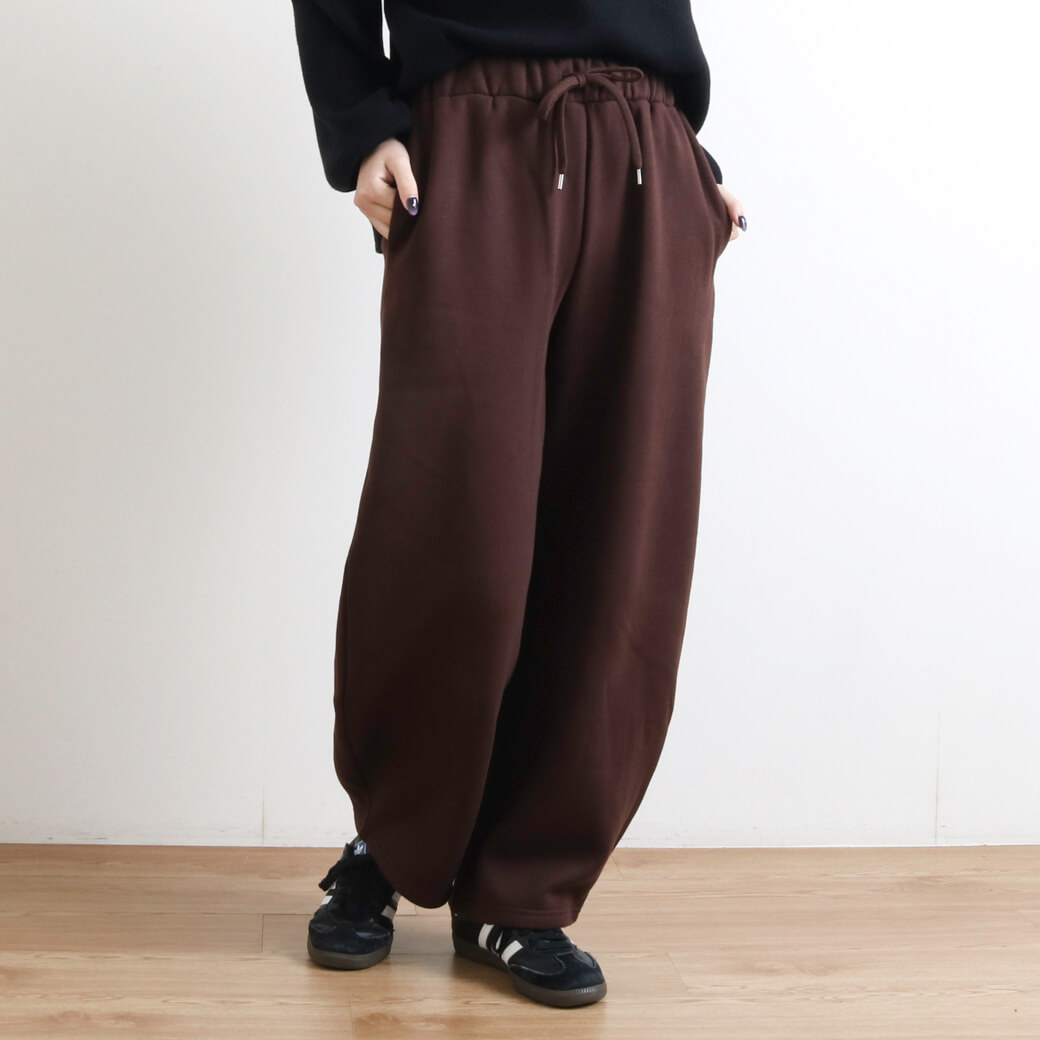 BORNFREE ORIGINALS ボーンフリー 裏起毛カーブパンツ｜BORN FREE