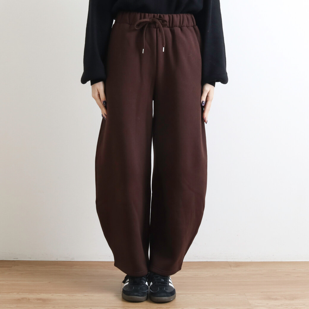 BORNFREE ORIGINALS ボーンフリー 裏起毛カーブパンツ｜BORN FREE