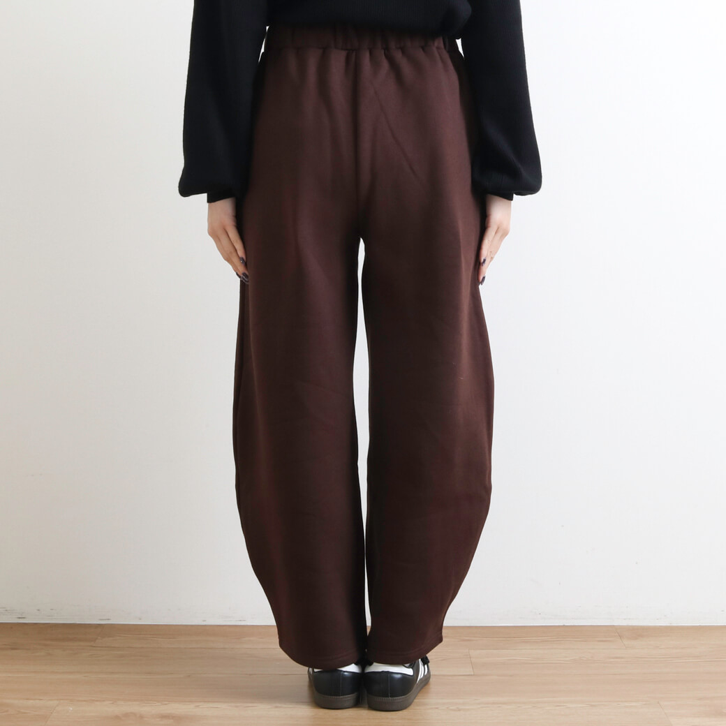 BRIEFING BRG233M96 ブリーフィング 裏起毛 パンツ M 茶色 BORNFREE ORIGINALS ボーンフリー 裏起毛カーブパンツ｜BORN FREE