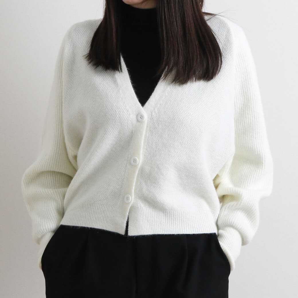 【1/4まで10％OFF】BORNFREE ORIGINALS ボーンフリー オリジナル ドルマン編みニットカーデ