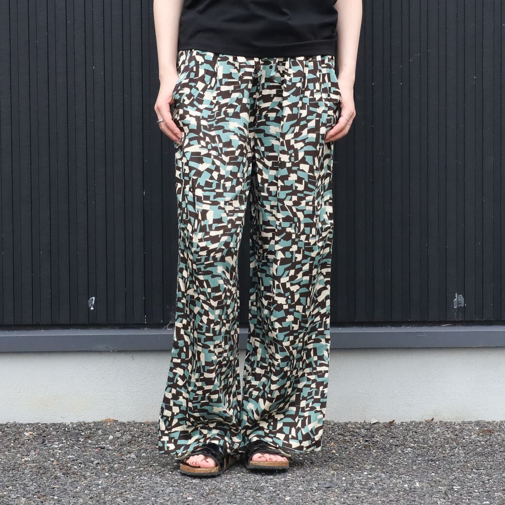 【今だけ10%OFF】BORNFREE ORIGINALS ボーンフリー オリジナル プリント イージーパンツ
