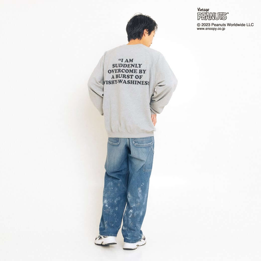 BORN FREE×PEANUTS 別注クルーネックスウェット（チャーリー