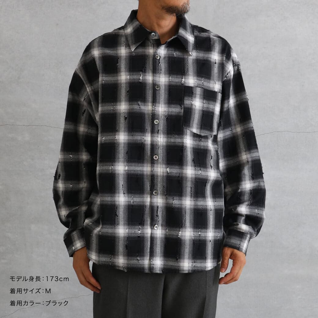 BORNFREE ORIGINALS ボーンフリーオリジナル ダメージ加工チェック
