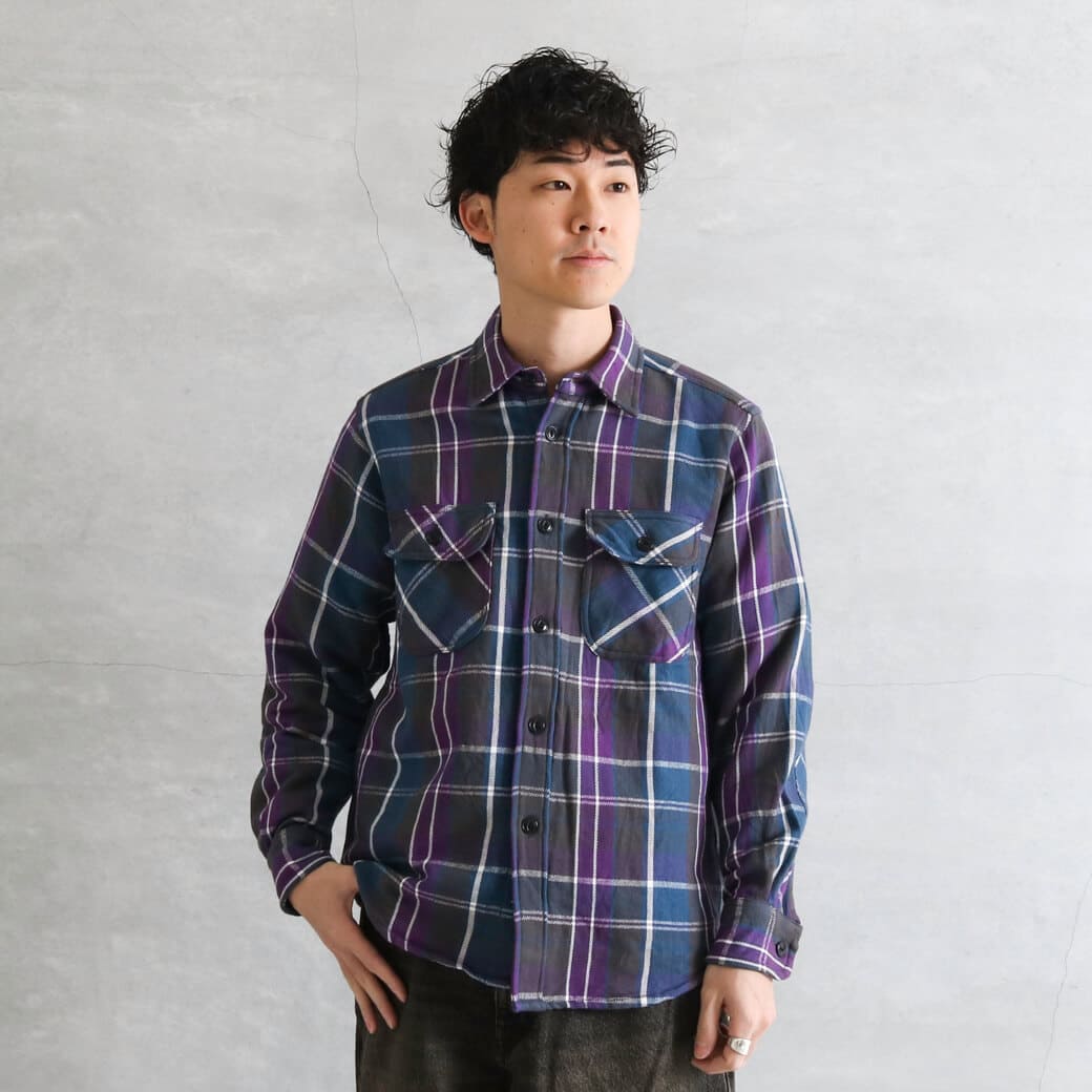 BORNFREE ORIGINALS ボーンフリーオリジナル チェックシャツ