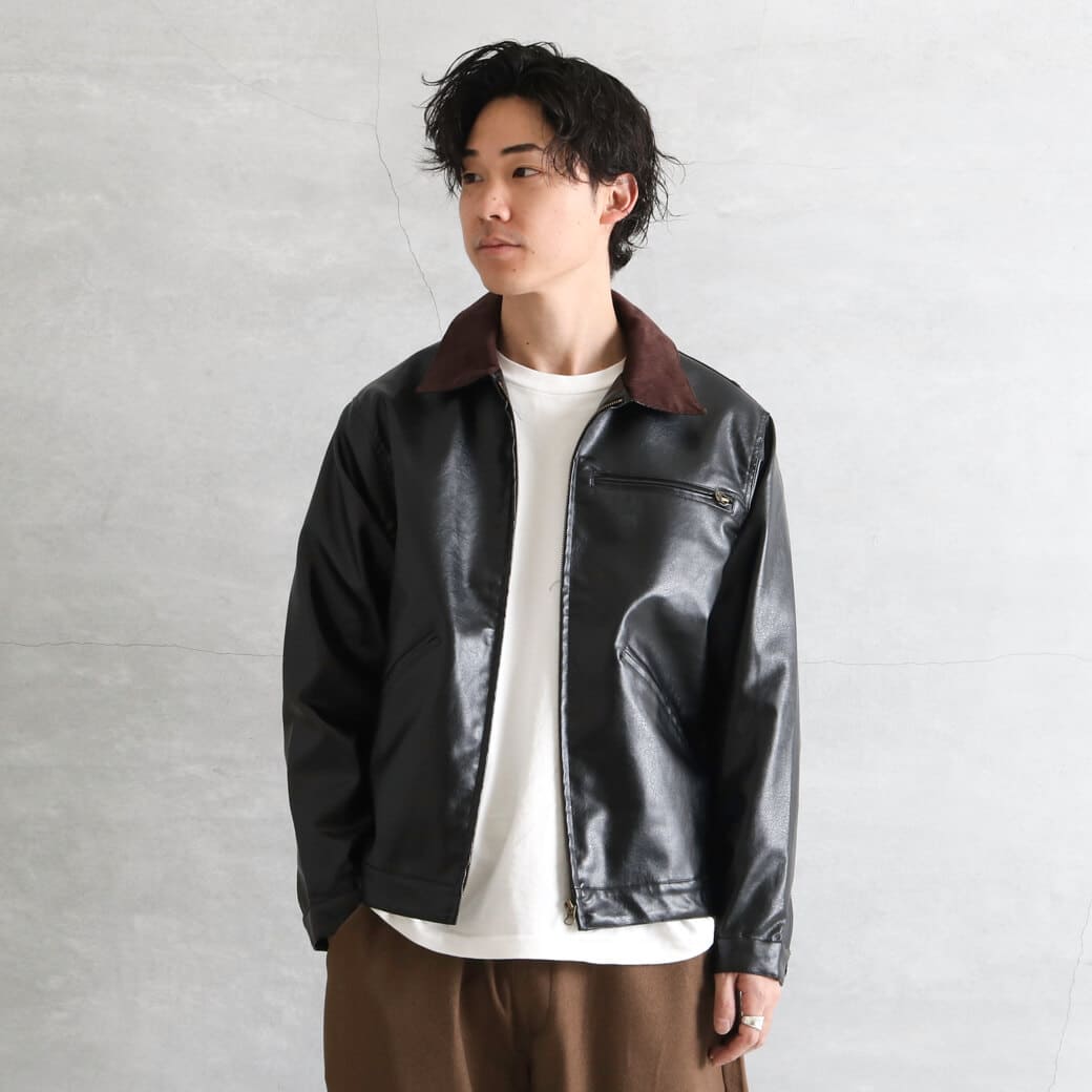 BORNFREE ORIGINALS ボーンフリーオリジナル PUデトロイドジャケット