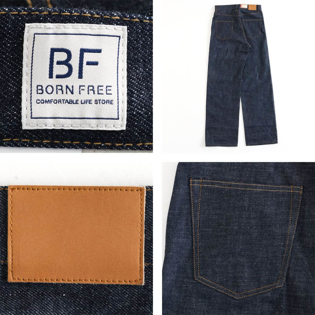 BORNFREE ORIGINALS ボーンフリーオリジナル セルビッチデニムワイド