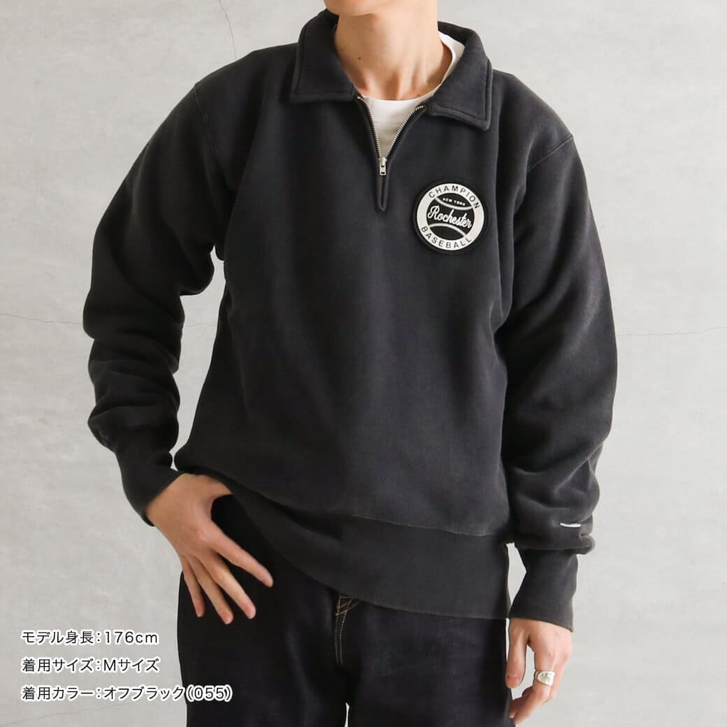 Champion チャンピオン リバースウィーブ ハーフジップスウェット