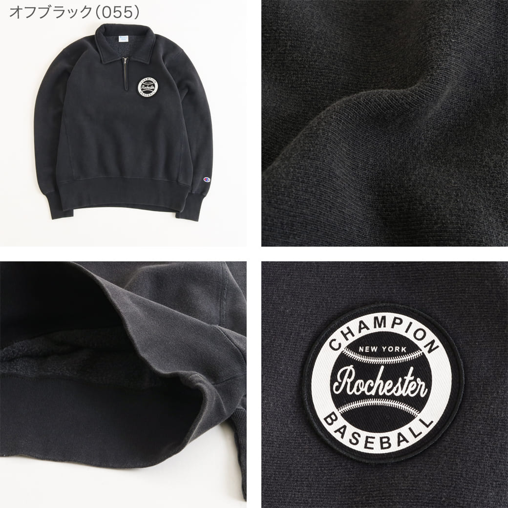 Champion チャンピオン リバースウィーブ ハーフジップスウェット