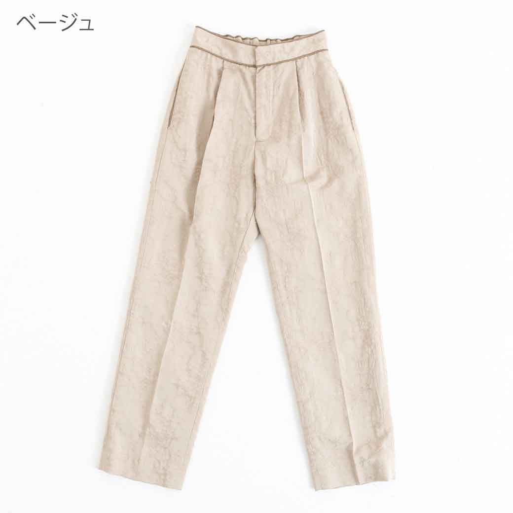 CREDONA クレドナ パイピングジャガードパンツ｜BORN FREE