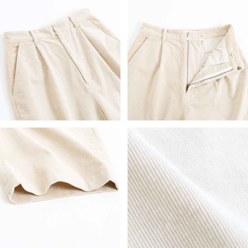 CREDONA クレドナ コーデュロイテーパードパンツ｜BORN FREE