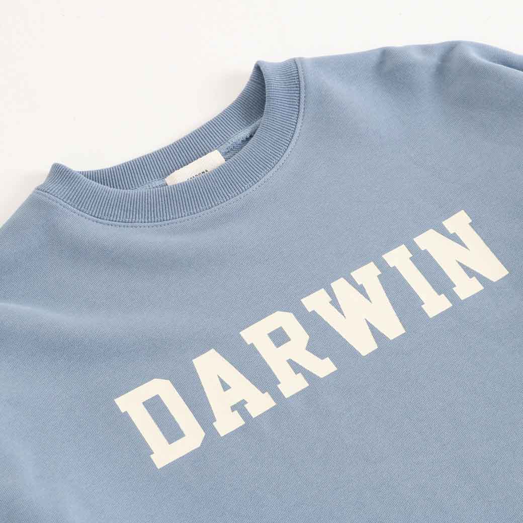Ungrid - CREDONA DARWIN ロゴスウェット　チャコールグレー CREDONA クレドナ DARWINロゴスウェット｜BORN FREE ONLINE SHOP