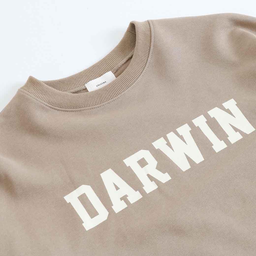 Ungrid - CREDONA DARWIN ロゴスウェット　チャコールグレー CREDONA クレドナ DARWINロゴスウェット｜BORN FREE ONLINE SHOP