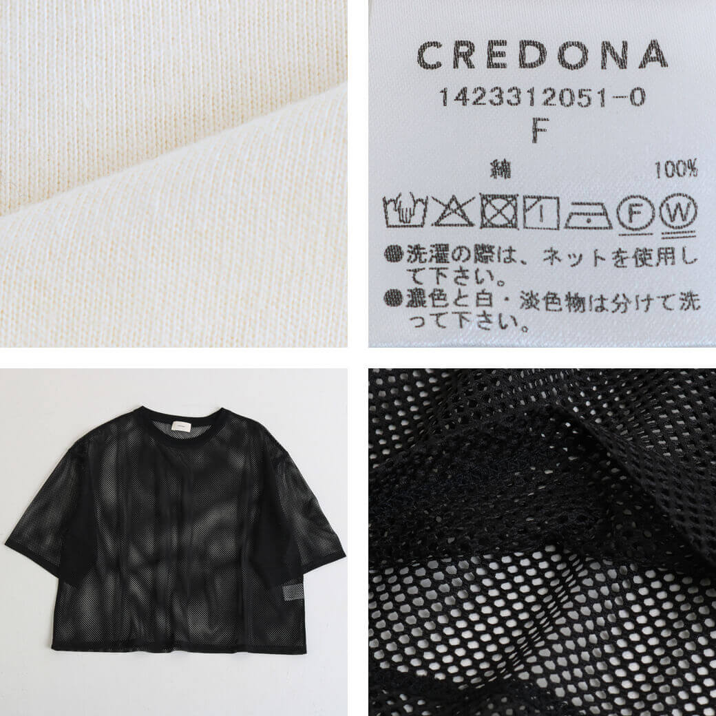 CREDONA クレドナ メッシュレイヤードTee｜BORN FREE ONLINE SHOP