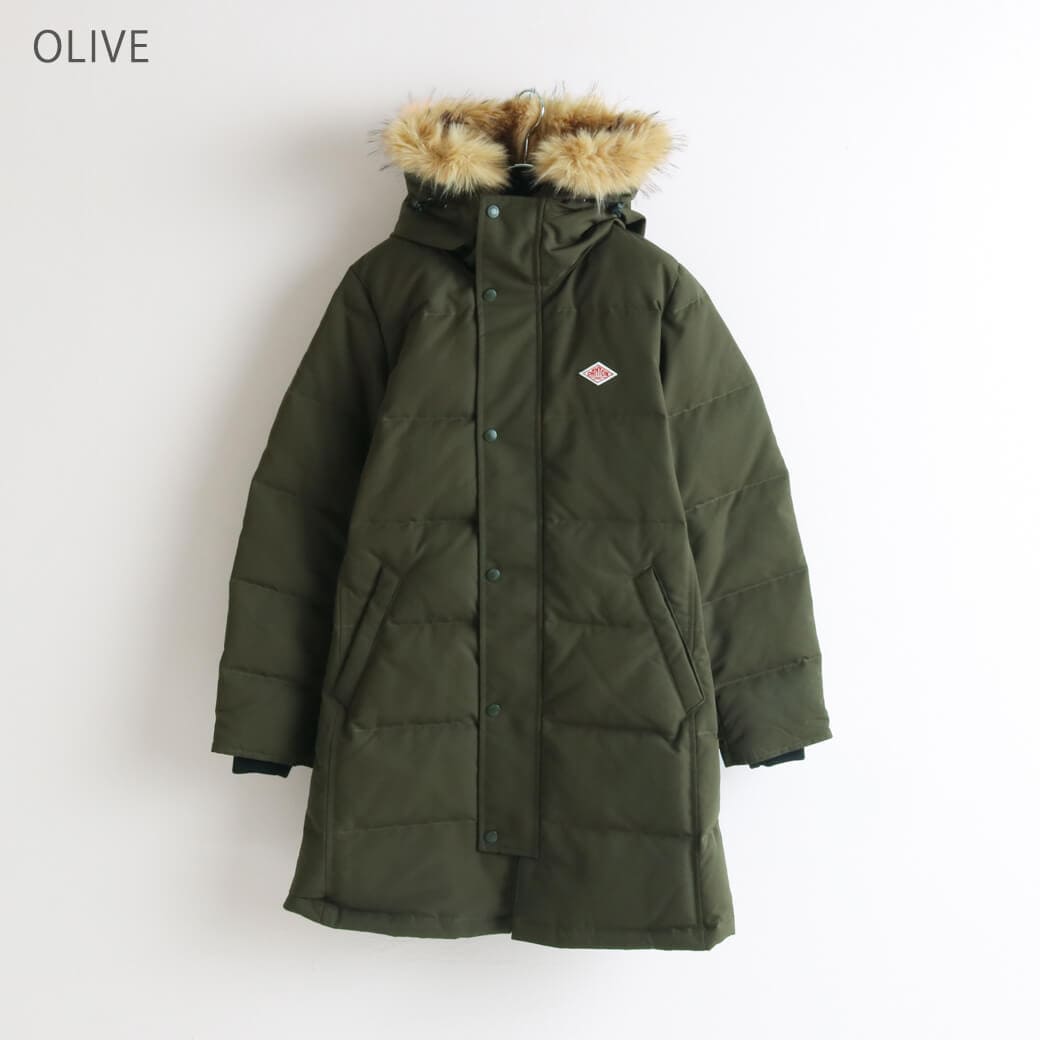 DANTON ダントン フェイク ファー フード ダウン コート｜BORN FREE