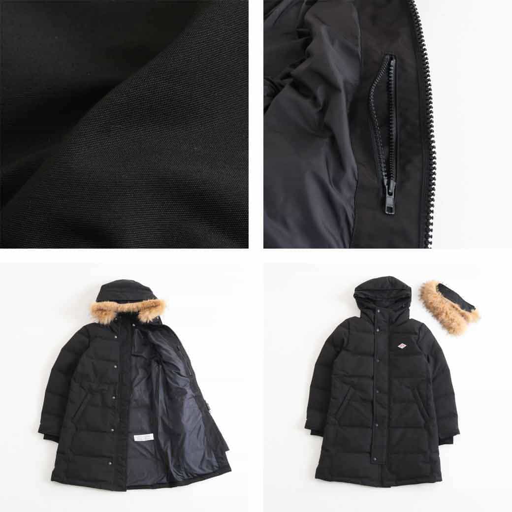 DANTON ダントン フェイク ファー フード ダウン コート｜BORN FREE