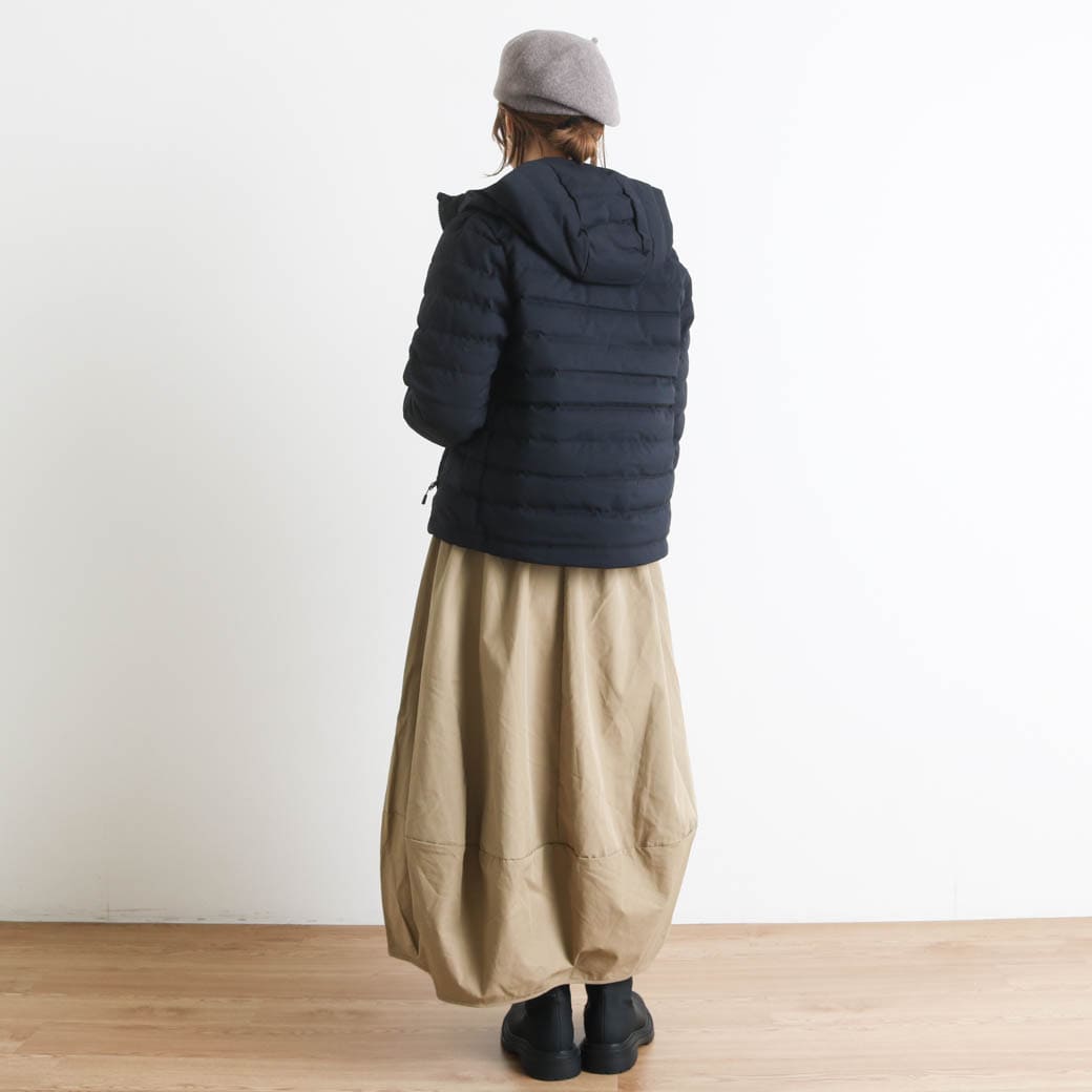 ダントン　ダウン DANTON ダントン ウールライクポリエステル ミドルダウン フーディッド