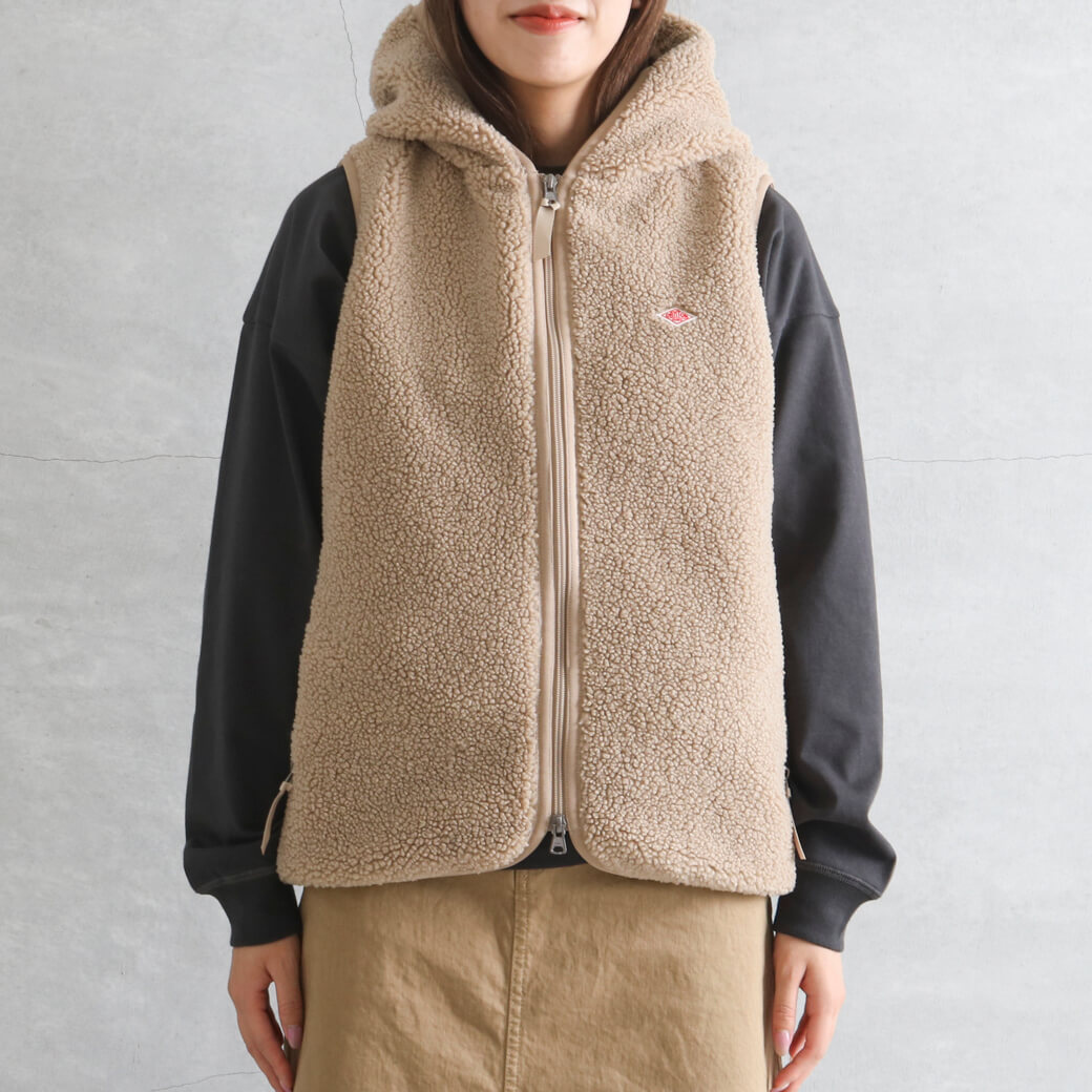 DANTON ダントン INSULATION LIGHT BOA HOODED VEST｜BORN FREE